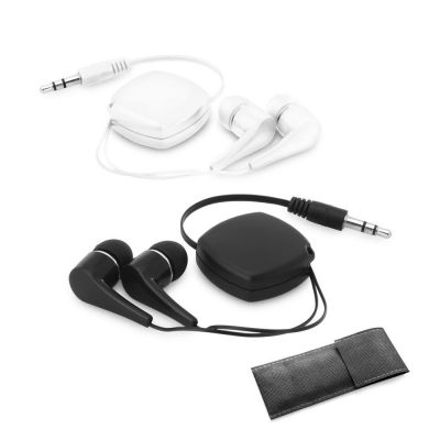 PINEL - Retractable earphones with cable