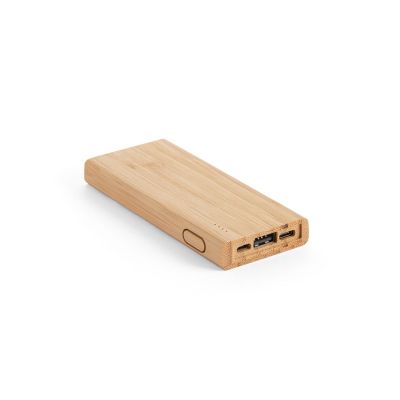 KOHN - 5.000 mAh capacity portable bamboo battery