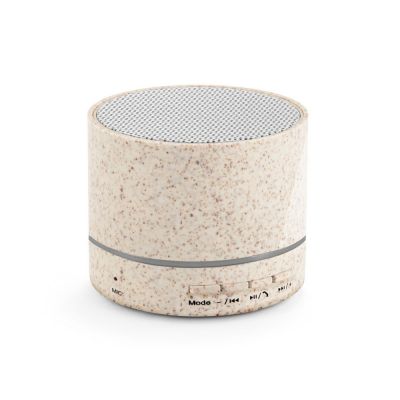 LINEU - ABS and straw fibre speaker with microphone