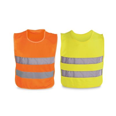 MIKE - 100% polyester reflective kids’ vests