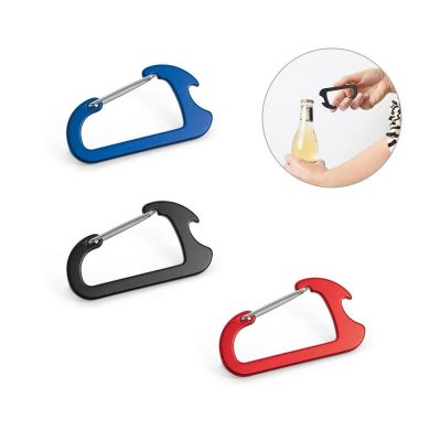 CLOSE - Carabiner with aluminium capsule opener