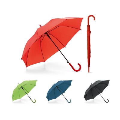 MICHAEL - 190T polyester umbrella with rubberised handle
