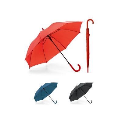 MICHAEL - 190T polyester umbrella with rubberised handle