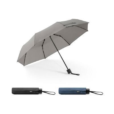 AIDEN - 21 umbrella in recycled polyester (100% rPET) pongee 190T, foldable in 3 sections