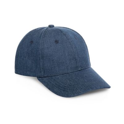 PHOEBE - Denim, cotton and polyester cap (300 g/m²)