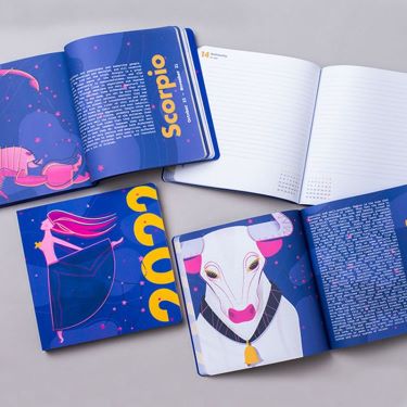 Buchkalender mit Logo bedrucken