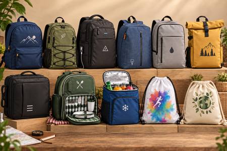 Custom backpacks in different models and sizes