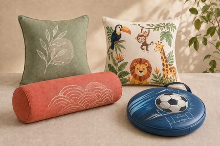 Different custom cushion models compared