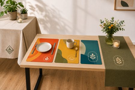 Custom placemats comparison in different formats