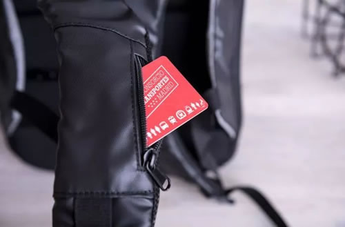personalised anti-theft rucksack