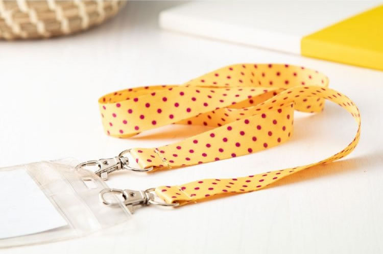 personalised lanyards double snap hook