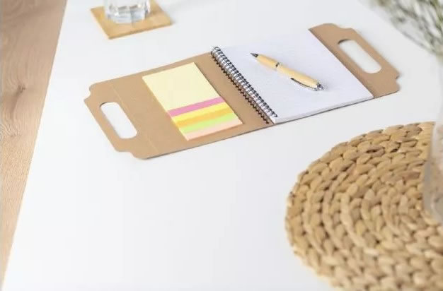 personalised notebooks and pen