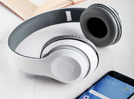 promotional headphones