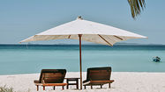 Personalised Deck chair & beach umbrellas