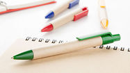 Personalised Recycled paper pens