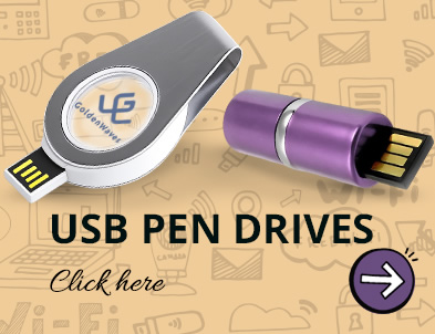 Personalised USB flash drives